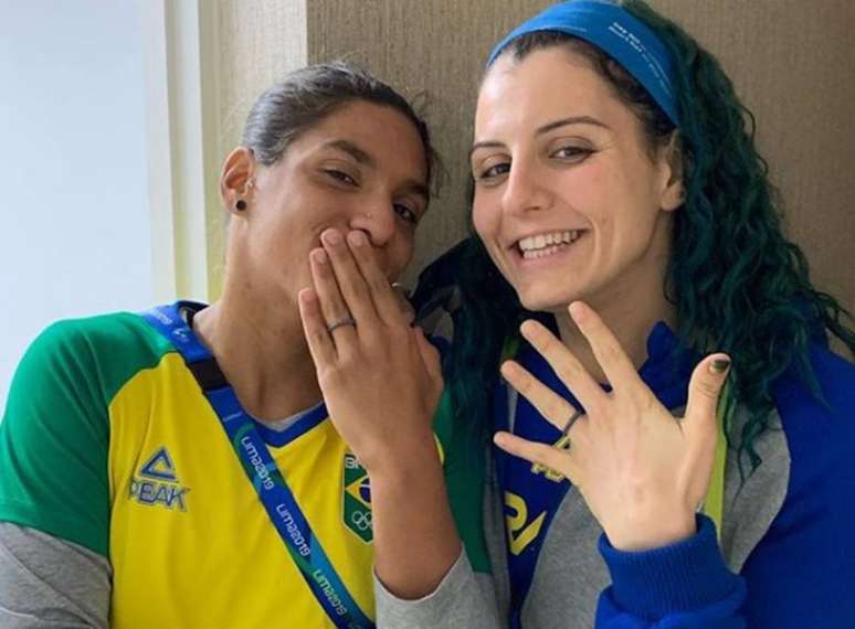 Ana Marcela Cunha e Diana Abla, atletas brasileiras