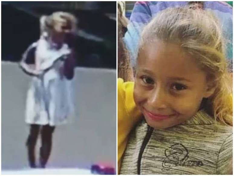Emanuelle Pestana de Castro tinha 8 anos; câmeras de segurança registraram a menina em uma praça antes do desaparecimento
