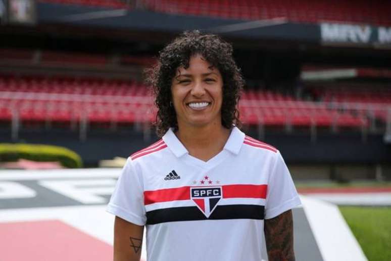 Cristiane ficou uma temporada no São Paulo e agora encaminha ida para o Santos (Foto: Divulgação)