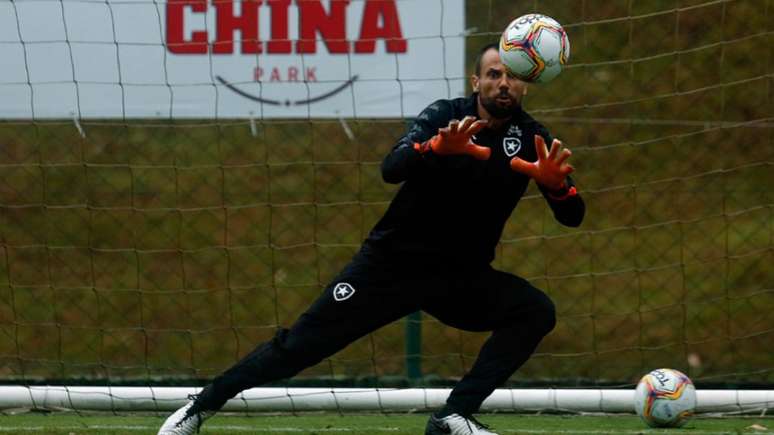 Botafogo no China Park (Foto: Vitor Silva/Botafogo)