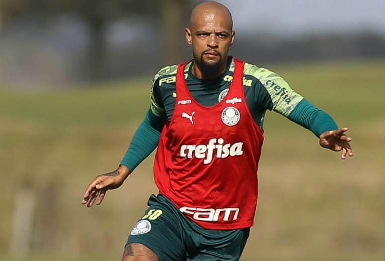 Felipe Melo foi convencido por Vanderlei Luxemburgo de que pode render mais como zagueiro (Agência Palmeiras)