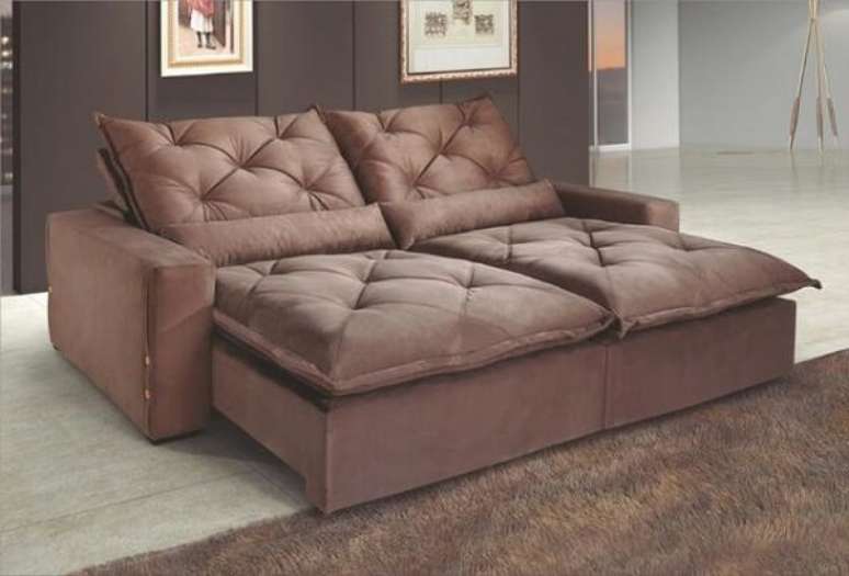 21. Modelo de sofá retrátil e reclinável. Fonte: Pinterest