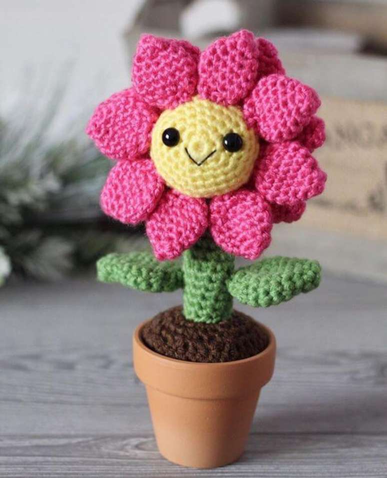 30. Peso de porta em croch&ecirc; &ndash; Foto: Pinterest