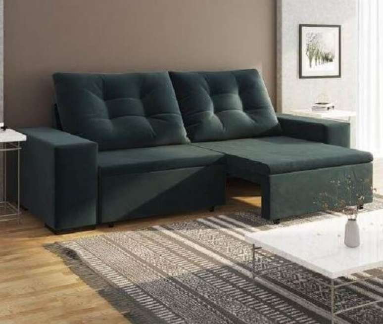59. Sofá retrátil e reclinável para sala de estar pequena. Fonte: Mercado Livre