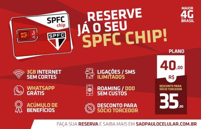 São Paulo anunciou novo patrocinador