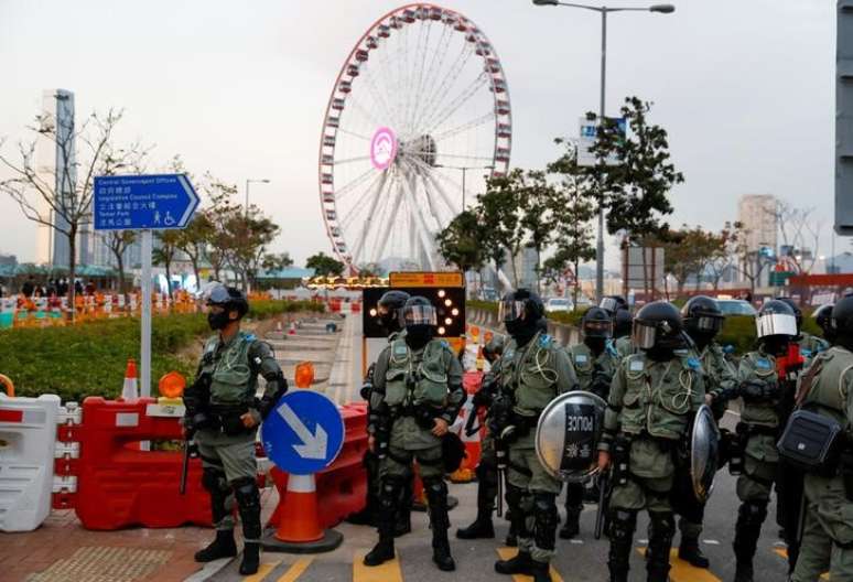 Polícia de Hong Kong
12/01/2020
 REUTERS/Navesh Chitrakar