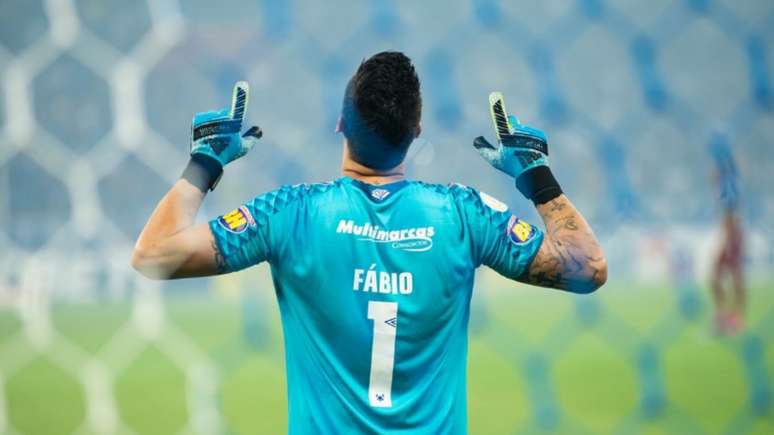 Fábio demonstra que quer ficar no Cruzeiro para a disputa da Série B- (Bruno Haddad/Cruzeiro)