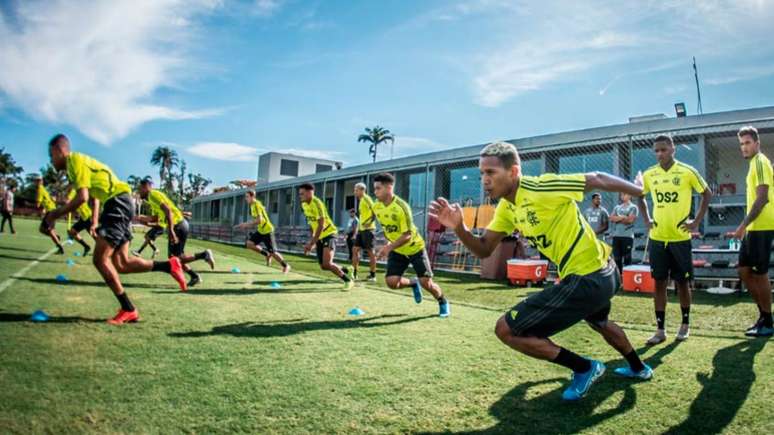 João Lucas será o titular na estreia do Carioca (Foto: Alexandre Vidal / Flamengo)