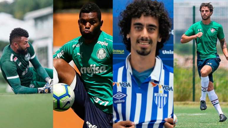 Fotos: Divulgação/Coritiba; Agência Palmeiras/Divulgação; André Palma/Avaí; LUCAS MERÇON / FLUMINENSE F.C.