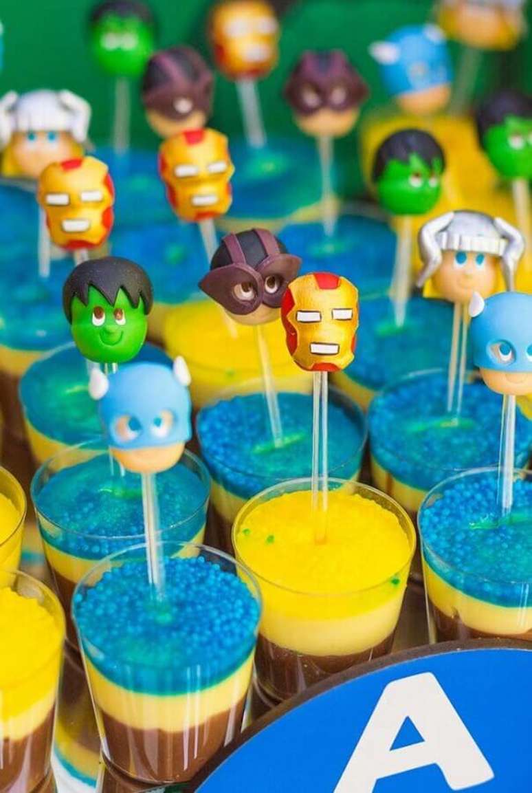 43. Ideia de docinho divertidos para festa infantil dos Vingadores – Foto: Pinterest