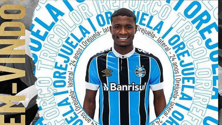 Orejuela acerta com o Grêmio