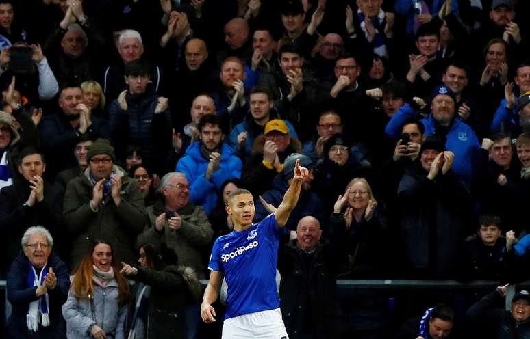 Richarlison durante partida do Everton contra o Brighton & Hove Albion
11/01/2020 Action Images via Reuters/Jason Cairnduff  