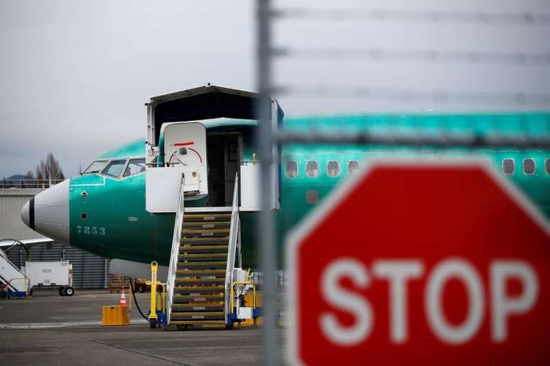 Boeing 737 Max na pista nas instalações de produção em Renton, Washington, EUA. 16/12/2019. REUTERS/Lindsey Wasson