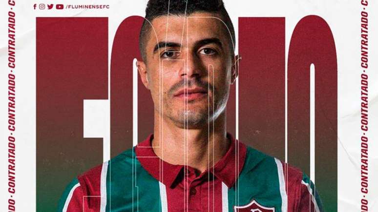 Egídio vai ser opção para a lateral esquerda do Fluminense (Foto: Divulgação/Fluminense)