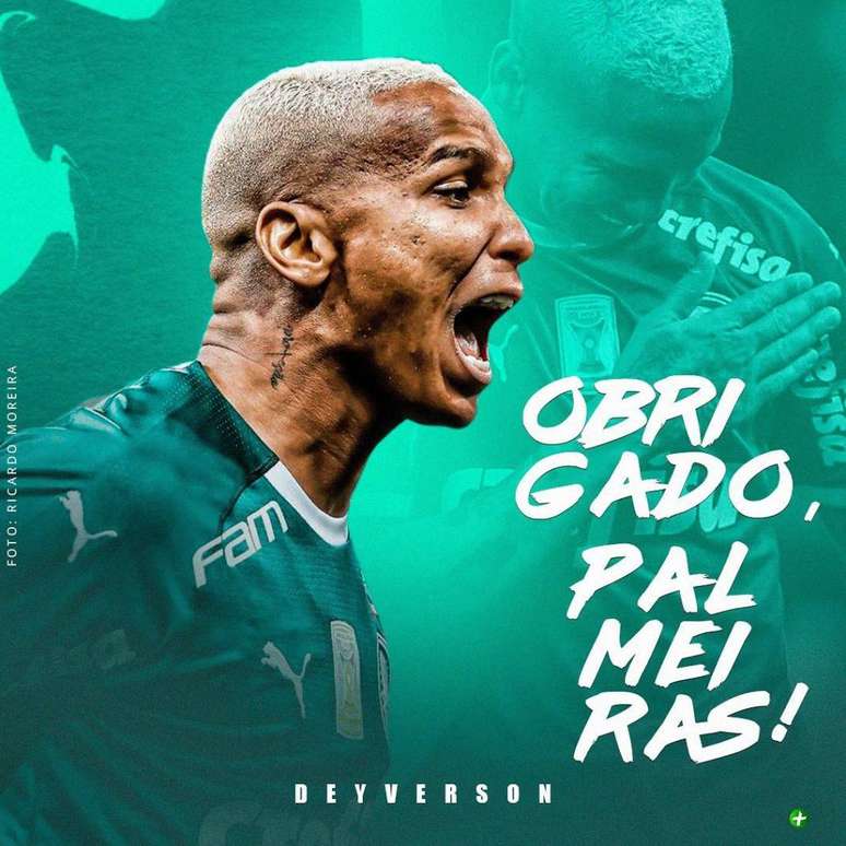 Deyverson dá adeus ao Palmeiras (Foto: Reprodução/Instagram)