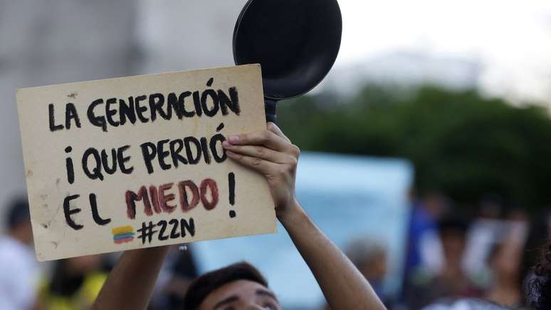 Protesto na Colômbia: jovens foram protagonistas de muitas das manifestações de 2019