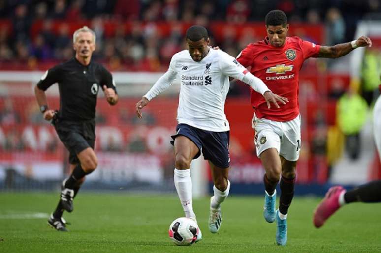 United foi o único clube a tirar pontos do Liverpool (Foto: AFP)