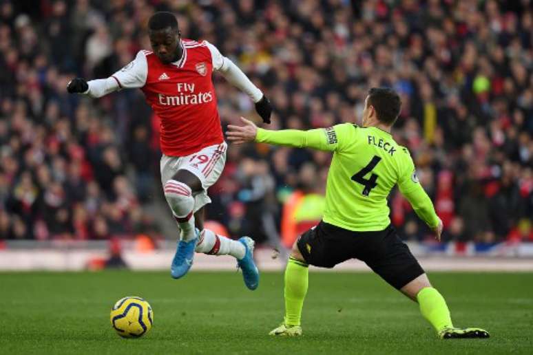 Arsenal e Sheffield fizeram jogo duro e saíram com o empate (DANIEL LEAL-OLIVAS / AFP)