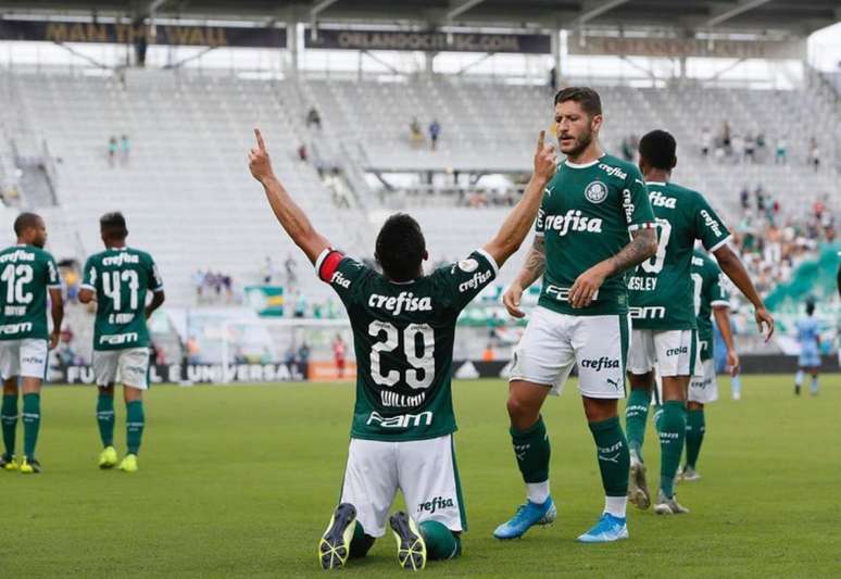 Willian fez o gol da vitória de virada do Palmeiras sobre o New York City neste sábado (Foto: Divulgação/Florida Cup)