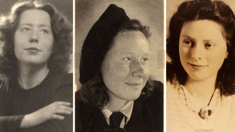 Hannie Schaft e as irmãs Truus e Freddie Oversteegen eram adolescentes quando os nazistas ocuparam a Holanda