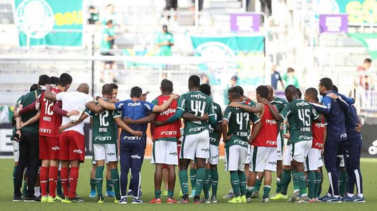 Luxemburgo teve uma semana com o elenco concentrado nos EUA (Cesar Greco/Agência Palmeiras/Divulgação)