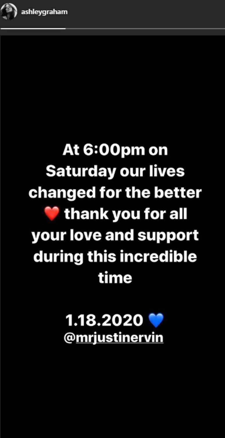 An&uacute;ncio do nascimento do 1&ordm; filho de Ashley Graham