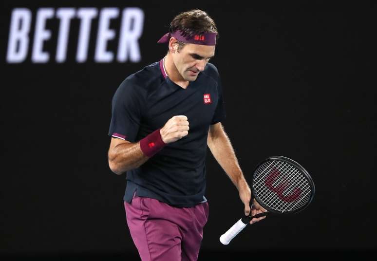 Roger Federer durante partida do Aberto da Austrália
20/01/2020 REUTERS/Issei Kato