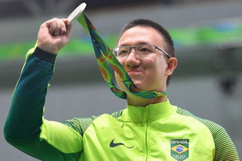 Felipe Wu é medalhista da Rio-2016 (Foto: Pascal GUYOT / AFP)