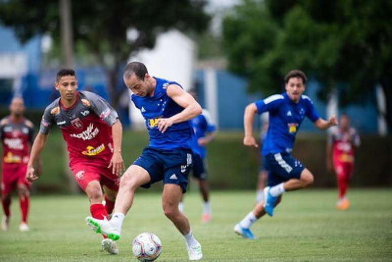 O time celeste terá muitas mudanças, mas Rodriguinho deve começar jogando diante do Boa- (Bruno Hadadd/Cruzeiro)