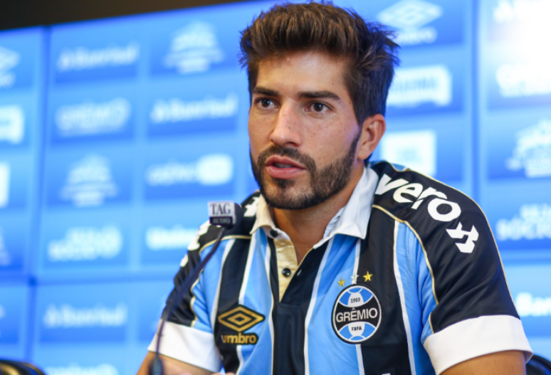 Lucas Silva está regularizado no BID da CBF (Foto: Reprodução/Grêmio)