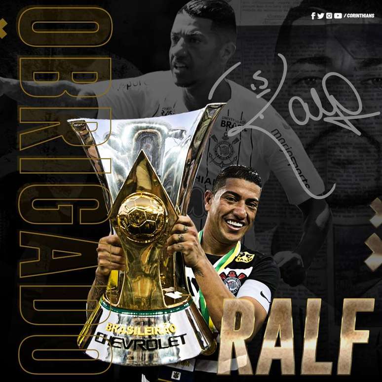 Ralf conquistou oito títulos pelo Corinthians.