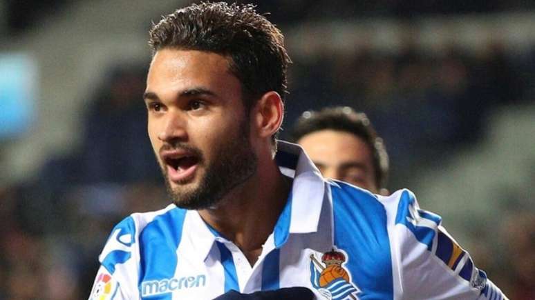 Willian José já marcou oito gols na temporada e é um dos destaques do clube espanhol(Foto:Facebook/Real Sociedad)