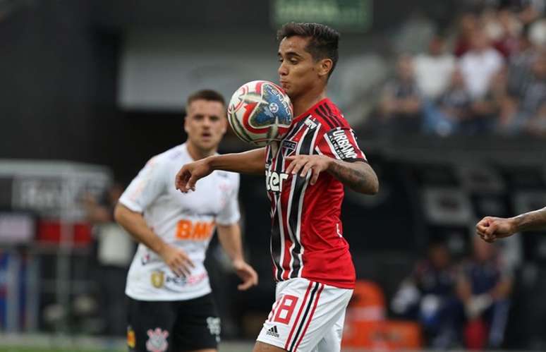 Everton Felipe foi titular na final do Paulista de 2019 - Foto: Rubens Chiri/saopaulofc.net