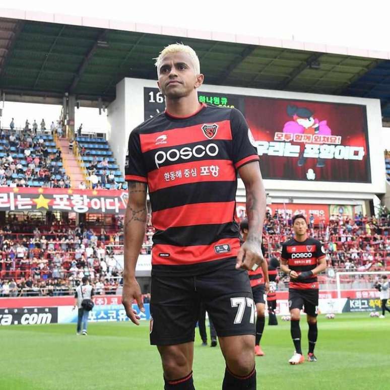 Wanderson marcou 15 gols no Campeonato Coreano (Foto: Divulgação / Pohang Steelers)