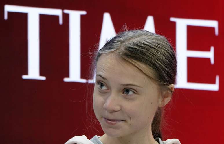 Ativista sueca do clima Greta Thunberg no F&oacute;rum Econ&ocirc;mico Mundial
21/01/2020
REUTERS/Denis Balibouse