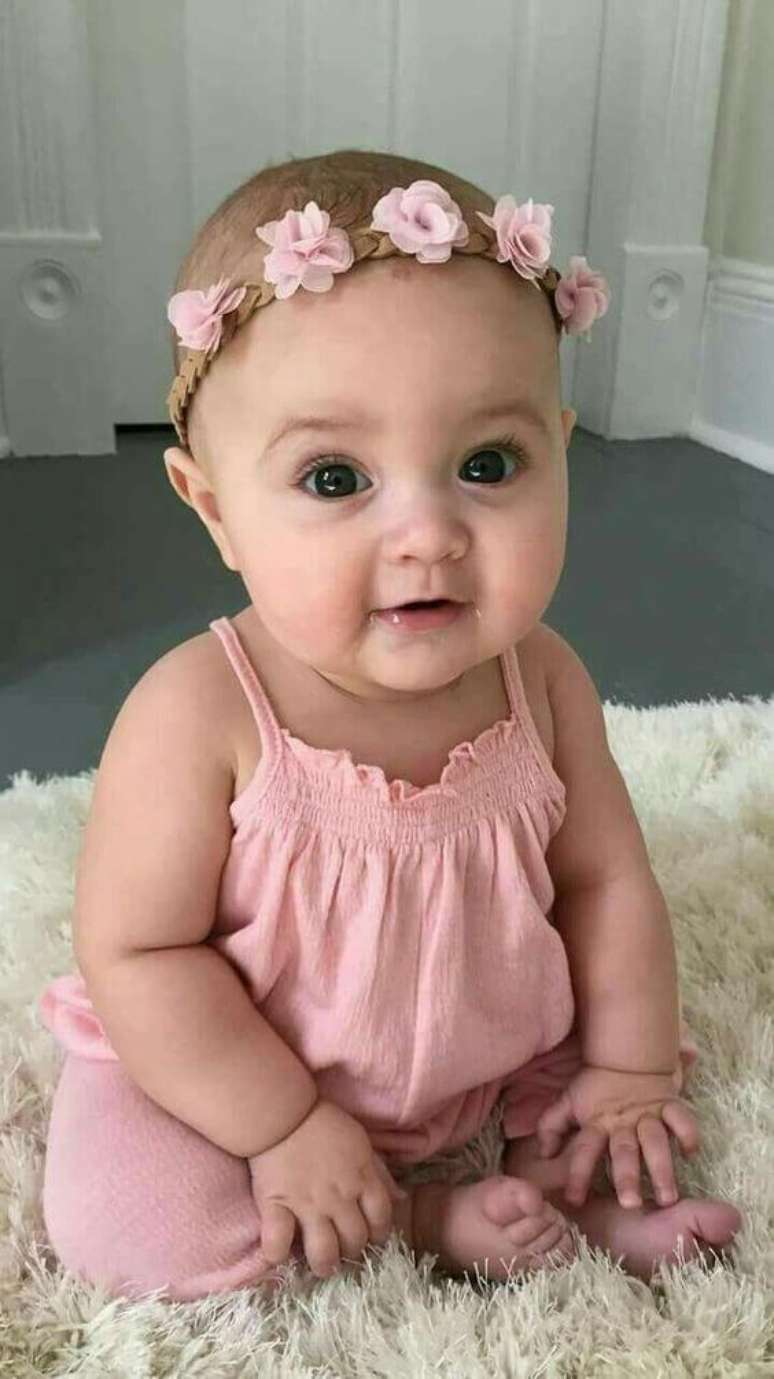 19. Acessórios para bebê com flor de feltro – Via: Pinterest