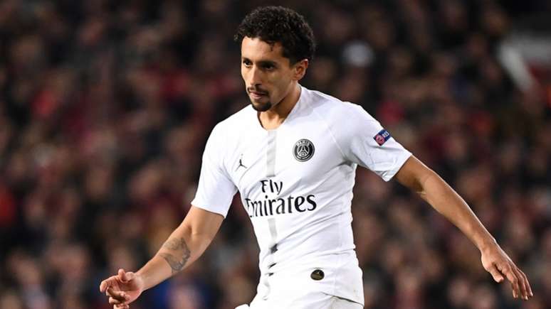 Marquinhos em ação pelo Paris Saint-Germain: zagueiro atuou em 25 jogos na temporada (Foto: FRANCK FIFE / AFP)