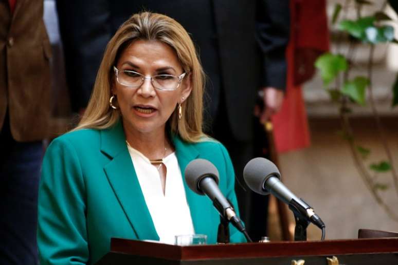 Presidente interina da Bolívia, Jeanine Añez 
22/01/2020
REUTERS/David Mercado