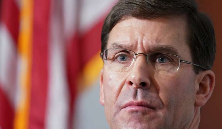 Secret&aacute;rio de Defesa dos EUA, Mark Esper, participa de f&oacute;rum em Washington, EUA
24/01/2020
REUTERS/Kevin Lamarque