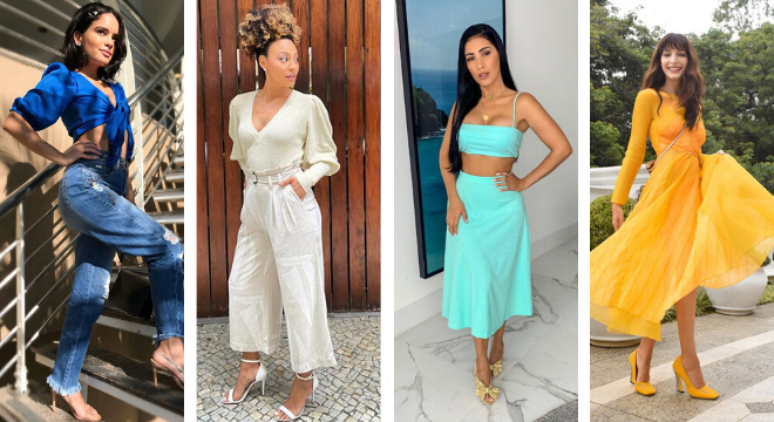Famosas criam looks monocromáticos com a cores do ano (Reprodução/Instagram)