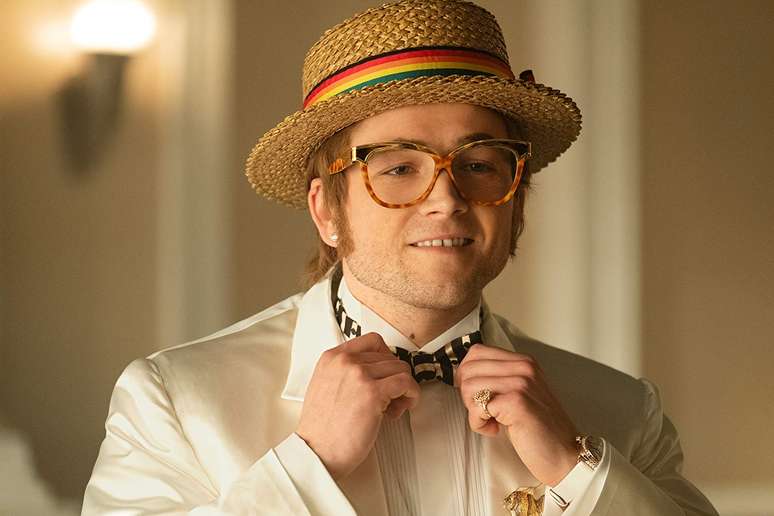 Taron Egerton em &#039;Rocketman&#039; (2019)