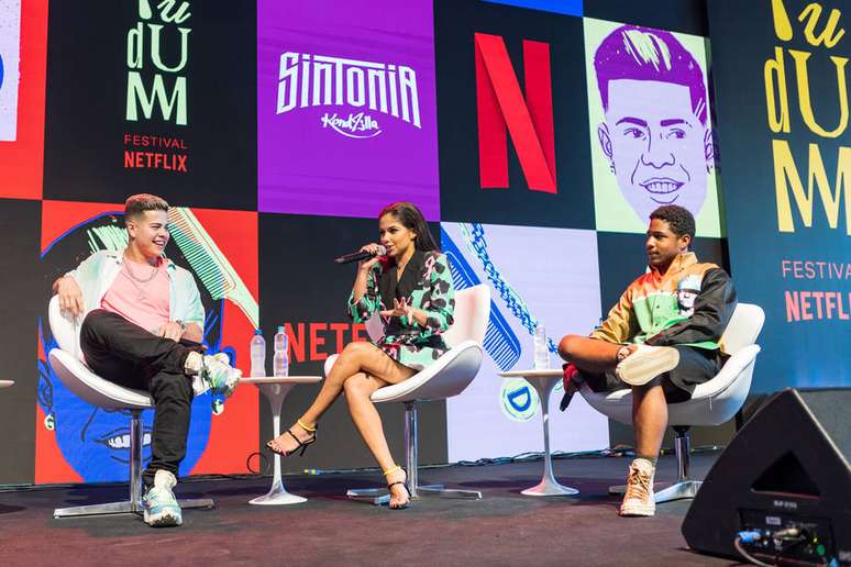 Elenco de 'Sintonia' no Tudum Festival Netflix