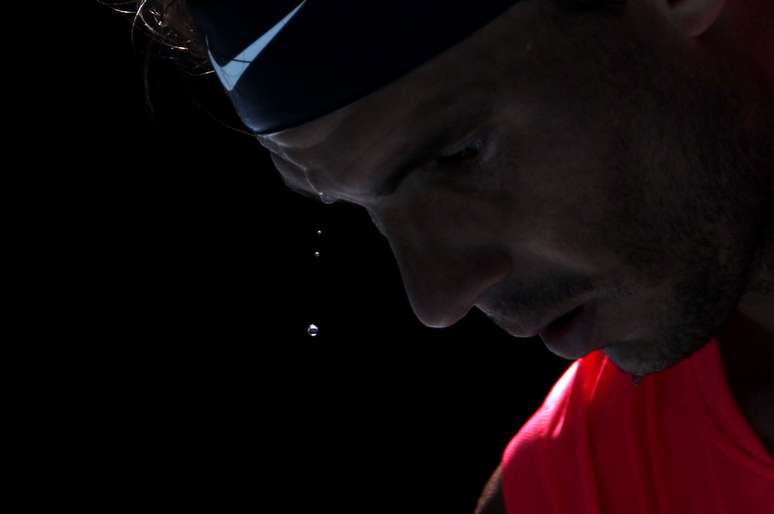 Rafael Nadal durante jogo contra Pablo Carreno Busta no Aberto da Austrália, Melbourne, Austrália. 25/01/2020 REUTERS/Edgar Su 