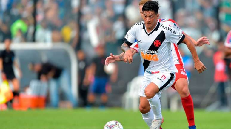 Germán Cano é a esperança de gols do Vasco para 2020 e única contratação do ano (Foto: Thiago Ribeiro)