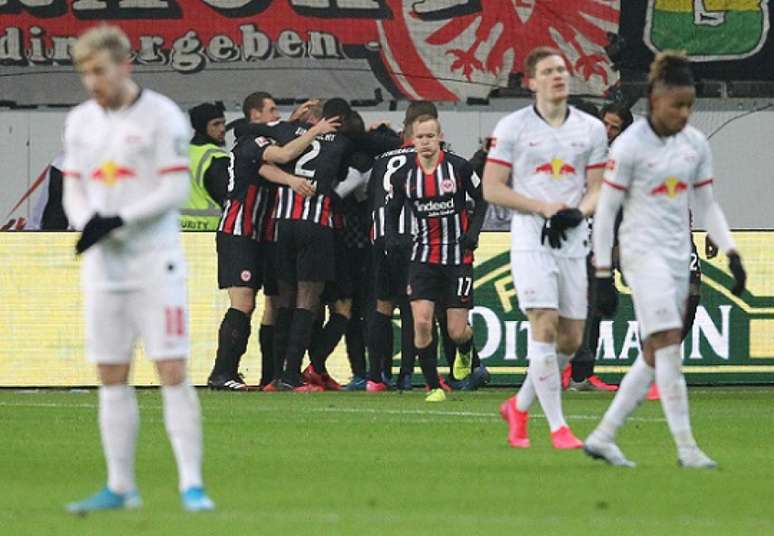 Frankfurt venceu o líder Leipzig (Foto: AFP)