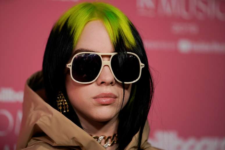 Billie Eilish, de 18 anos, foi indicada a seis Grammys. Los Angeles, Calif&oacute;rnia, EUA 12/12/2019.  REUTERS/Mike Blake/Foto de arquivo