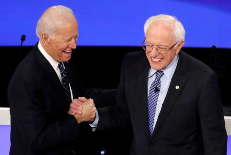 Senador Bernie Sanders e ex-vice-presidente Joe Biden
14/01/2020
REUTERS/Shannon Stapleton