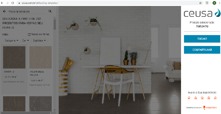 4. O projeto final criado pode ser salvo ou compartilhado pelos usu&aacute;rios &ndash; Fonte Ceusa
