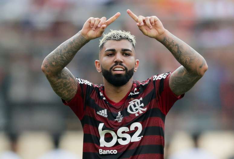 Gabigol durante final da Libertadores entre Flamengo e River Plate em Lima
23/11/2019 REUTERS/Guadalupe Pardo