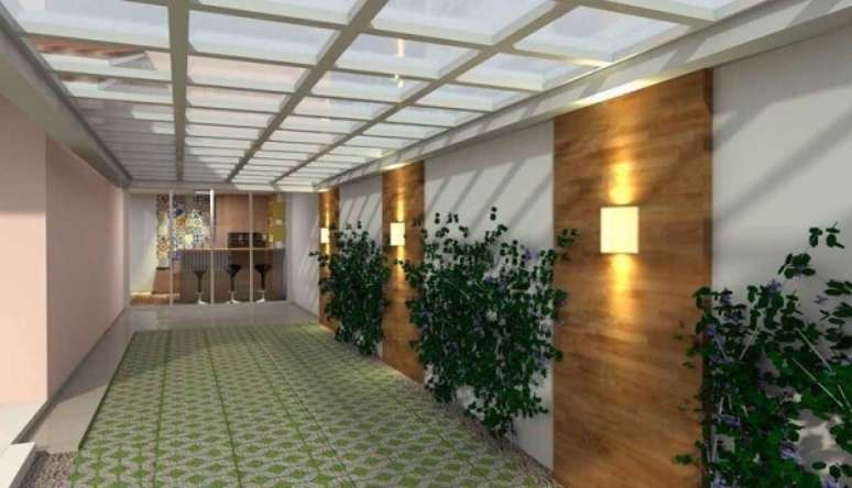 9. Cobertura de vidro pra garagem &ndash; Fonte: Total Constru&ccedil;&atilde;o